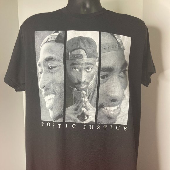 Poetic Justice Other - Tupac Shakur Poetic Justice 3 Pictures Rap Tshirt
